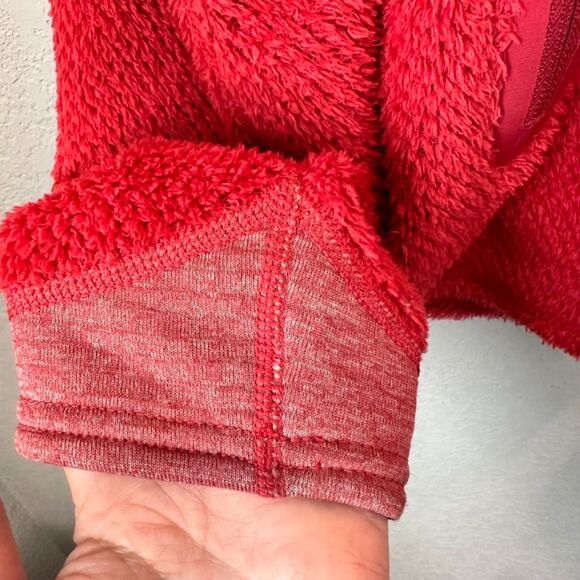 Patagonia Poppy Red R2 Polartec Fleece Full Zip Jacket - Size Medium - EUC - Picture 6 of 7